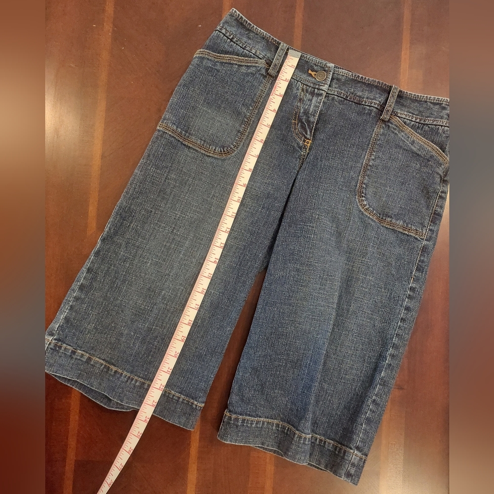 LOFT  denim  bermudas